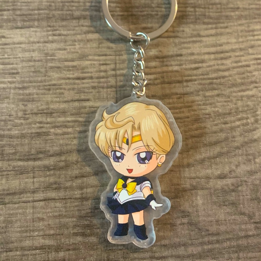 🍒🍒 Sailor Moon: Sailor Uranus Keychain Charm